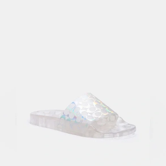 Coach Ugo Iridescent Signature Slides - Picture 9 of 9